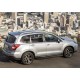 Пороги Подножки для Subaru Forester 2013-2015-2018 стиль "Premium-Black"