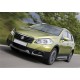 Пороги Подножки для Suzuki SX4 2015- стиль "Premium-Black"