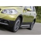 Пороги Подножки для Suzuki SX4 2015- стиль "Premium-Black"