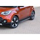 Пороги Подножки для Kia Soul 2017-2019 стиль "Premium"