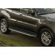 Пороги Подножки для Mitsubishi Pajero IV 2006-2011-2014- стиль "Premium"