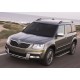 Пороги Подножки для Skoda Yeti 2009-2014- стиль "Premium"