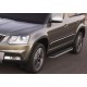 Пороги Подножки для Skoda Yeti 2009-2014- стиль "Premium"