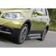 Пороги Подножки для Suzuki SX4 2015- стиль "Premium"