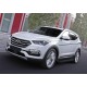 Пороги Подножки для Hyundai Santa Fe/ Santa Fe Premium 2012-2018 стиль "Premium-Black"