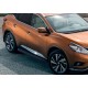 Пороги Подножки для Nissan Murano 2016- стиль "Premium-Black"