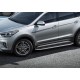 Пороги Подножки для Hyundai Grand Santa Fe 2012-2017 стиль "Premium"