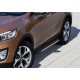 Пороги Подножки для Kia Sorento Prime 2015-2017 стиль "Premium"