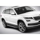 Пороги Подножки для Skoda Kodiaq 2017- стиль "Premium"