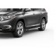 Пороги Подножки для Toyota Highlander 2007-2010-2014 стиль "Premium"