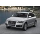 Пороги Подножки для Audi Q5 2008-2012-2017 стиль "Premium-Black"