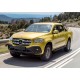 Пороги Подножки для Mercedes-Benz X-Class 2017- стиль "Premium-Black"