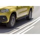 Пороги Подножки для Mercedes-Benz X-Class 2017- стиль "Premium-Black"