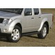 Пороги Подножки для Nissan Navara 2005-2010-2015 стиль "Premium-Black"