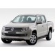 Пороги Подножки для Volkswagen Amarok 2010-2016 стиль "Premium-Black"