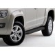 Пороги Подножки для Volkswagen Amarok 2010-2016 стиль "Premium-Black"