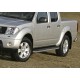 Пороги Подножки для Nissan Navara 2005-2010-2015 стиль "Premium"