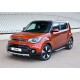 Пороги Подножки для Kia Soul 2017-2019 стиль "Bmw-Style"