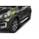 Пороги Подножки для Renault Kaptur 2016-2020 стиль "Bmw-Style"