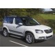 Пороги Подножки для Skoda Yeti 2009-2014- стиль "Bmw-Style"