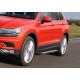 Пороги Подножки для Volkswagen Tiguan 2020- стиль "Bmw-Style"