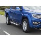 Пороги Подножки для Volkswagen Amarok 2016- стиль "Bmw-Style"