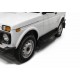 Пороги Подножки для Lada Нива 3D 1977-/ Нива Urban 3D 2016- стиль "Black"