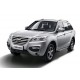 Пороги Подножки для Lifan X60 2012-2016 стиль "Silver"