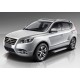 Пороги Подножки для Geely Emgrand X7 2013-2019 стиль "Silver"