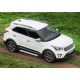 Пороги Подножки для Hyundai Creta 2016-2021 стиль "Silver"