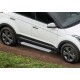 Пороги Подножки для Hyundai Creta 2016-2021 стиль "Silver"