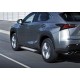 Пороги Подножки для Lexus NX 2014-2017 стиль "Silver"