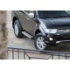 Пороги Подножки для Mitsubishi Pajero Sport 2008-2013-2016 стиль "Silver"