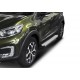 Пороги Подножки для Renault Kaptur 2016-2020 стиль "Silver"