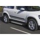 Пороги Подножки для Skoda Yeti 2009-2014- стиль "Silver"