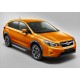 Пороги Подножки для Subaru XV 2011-2016 стиль "Silver"