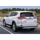 Пороги Подножки для Toyota Rav 4 2013-2019 стиль "Silver"