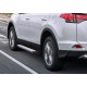 Пороги Подножки для Toyota Rav 4 2013-2019 стиль "Silver"