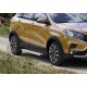 Пороги Подножки для Lada X-Ray Cross 2019- стиль "Silver"