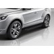 Пороги Подножки для Geely Emgrand X7 2013-2019 стиль "Black"