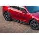 Пороги Подножки для Mazda CX-5 2017- стиль "Black"