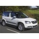 Пороги Подножки для Skoda Yeti 2009-2014- стиль "Black"