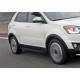 Пороги Подножки для Ssang Yong Actyon 2010-2013- стиль "Black"