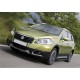 Пороги Подножки для Suzuki SX4 2015- стиль "Black"