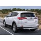 Пороги Подножки для Toyota Rav 4 2013-2019 стиль "Black"