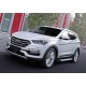 Пороги Подножки для Hyundai Santa Fe/ Santa Fe Premium 2012-2018 стиль "Silver"