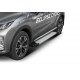 Пороги Подножки для Mitsubishi Eclipse Cross 2018- стиль "Silver"