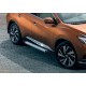 Пороги Подножки для Nissan Murano 2016- стиль "Silver"