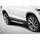 Пороги Подножки для Skoda Kodiaq 2017- стиль "Silver"