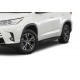 Пороги Подножки для Toyota Highlander 2014-2017-2020 стиль "Black"